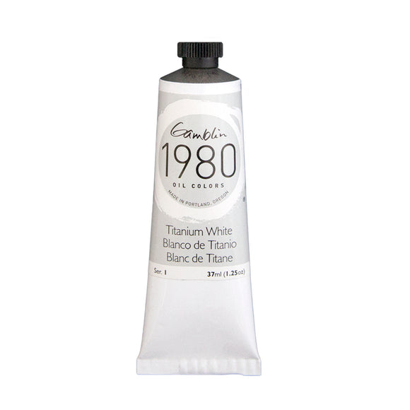 GAMBLIN 1980 TITANIUM WHITE 37ml Ser 1